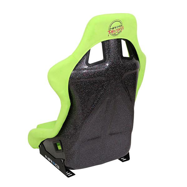 Premium Large Green Alcantara Fabric Bucket Racing Seat - Universal Fit for Cars, Trucks & SUVs - High-Performance Comfort for Racing, Drifting & Daily Driving