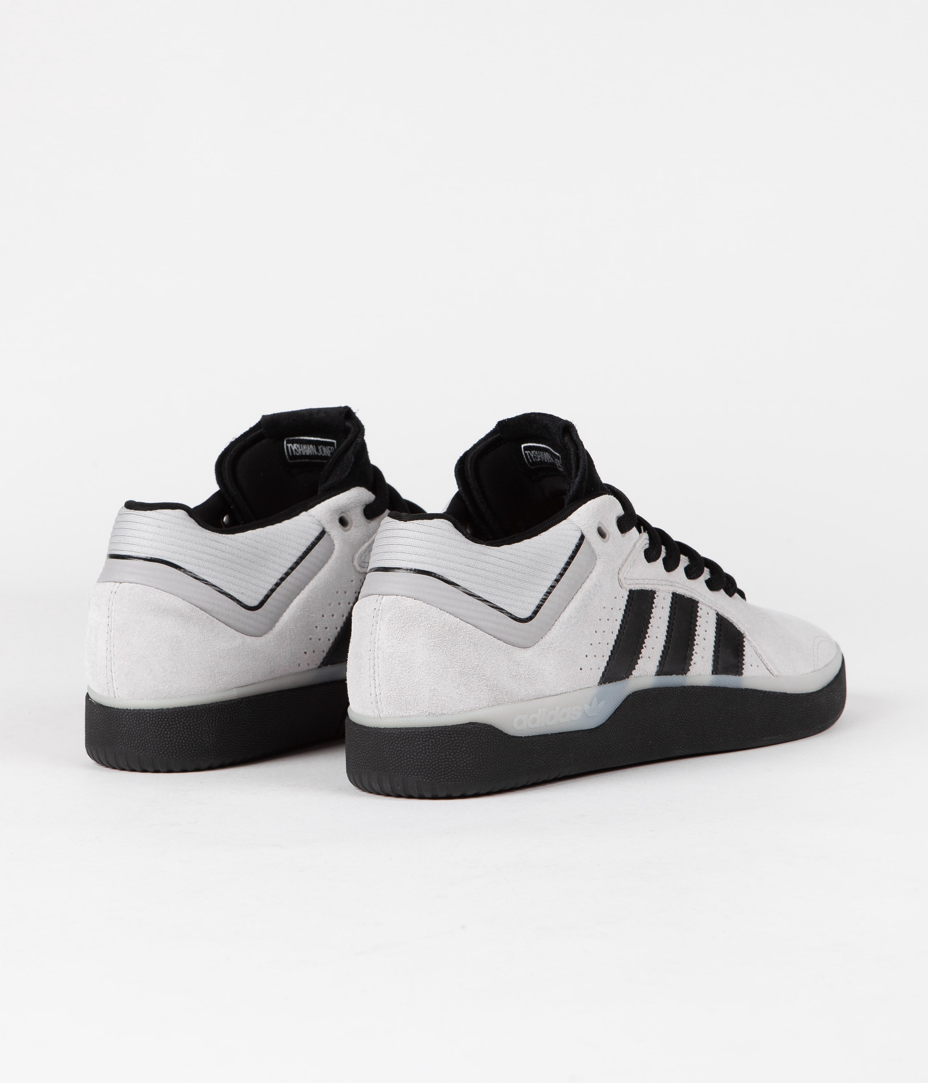 Adidas Tyshawn Men's Running Shoes - Grey Two/Core Black/Silver Metallic - Lightweight Athletic Sneakers for Jogging, Gym & Casual Wear