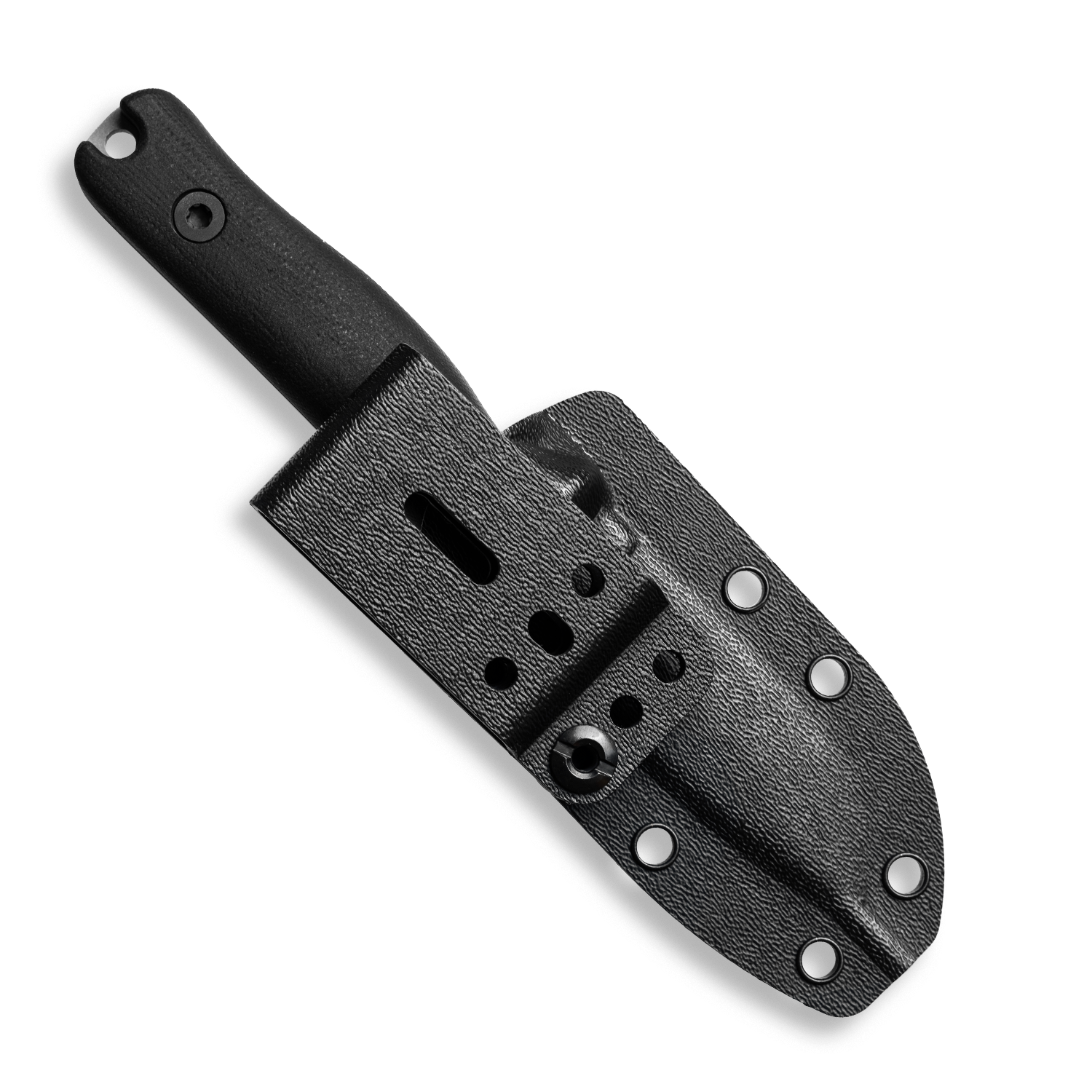BLEM F3 EDC Fixed Blade Knife - CPM MagnaCut Steel, Matte Stonewash Finish, Black Canvas Micarta Handle - Perfect for Outdoor Camping, Hunting & Survival Gear