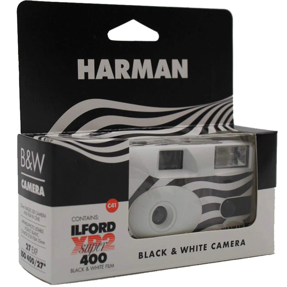 Ilford Harman Single Use Camera XP2 400 ISO 24+3 Exposures - Perfect for Travel, Parties & Everyday Photography