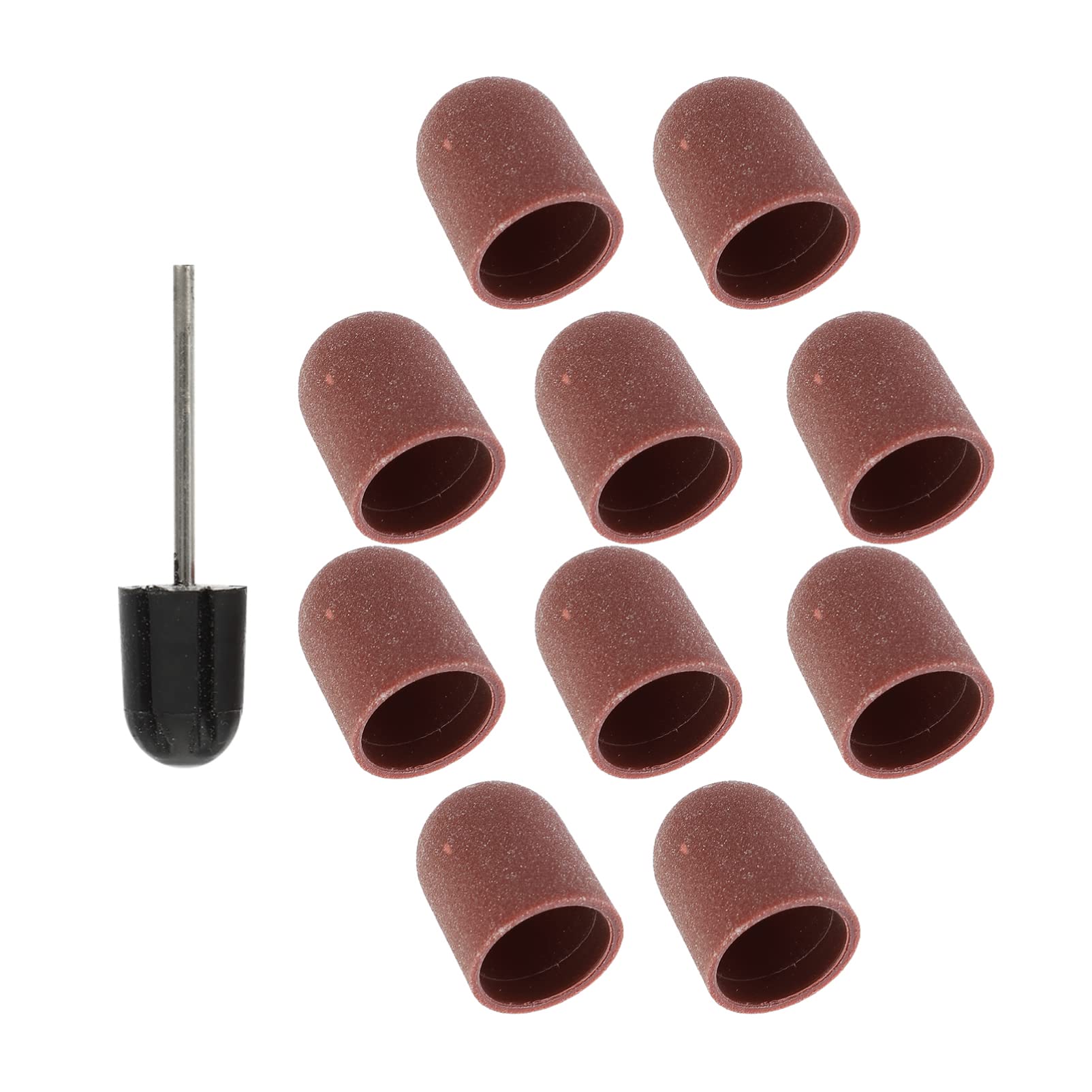 FOMIYES Professional Electric Nail File Kit - 10pcs Drill Bits & Sanding Bands for Salon & Home Manicures, Pedicures & Nail Art | Portable Nail Drill Machine for DIY Gel Polish Removal & Nail Care | Perfect for Nail Salons, Home Use & Travel | Ideal for Professional Nail Technicians, DIY Enthusiasts & On-the-Go Beauty Care