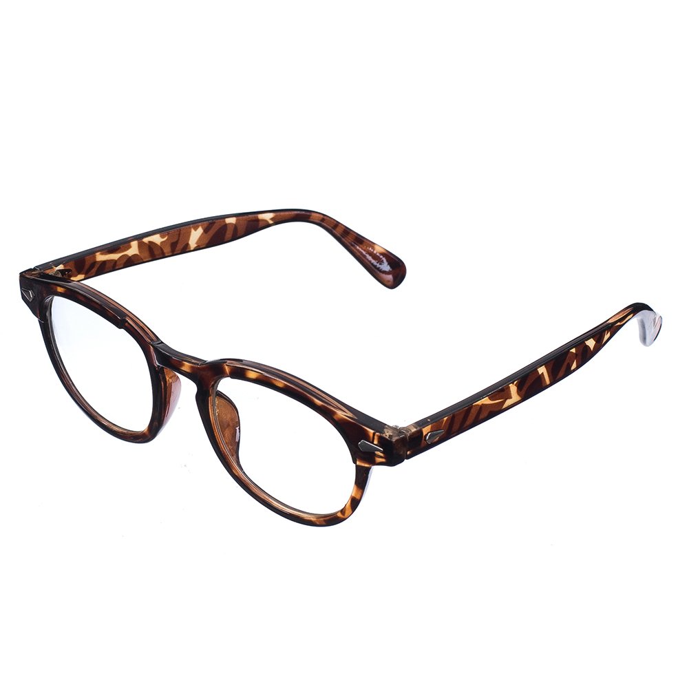 Tortoiseshell Round Frame Reading Glasses +1.25 Strength - Stylish Readers for Men & Women - Perfect for Reading Books, Using Smartphones & Working on Computers