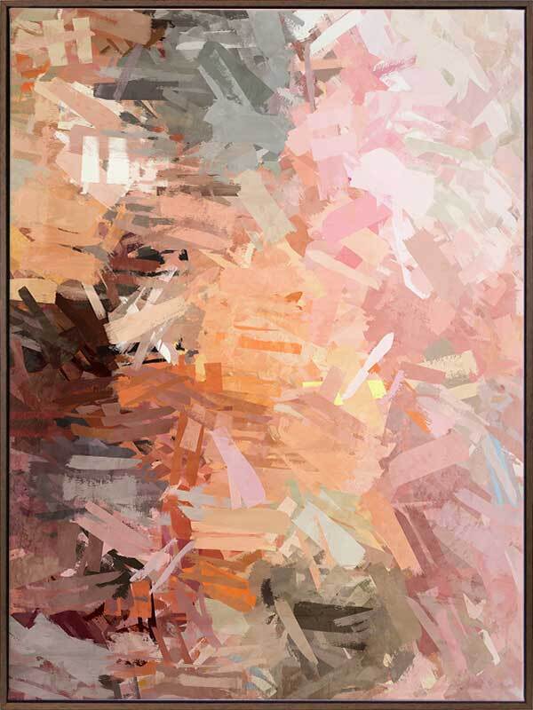 Expressive Pink Canvas Art Print - Modern Wall Decor for Living Room, Bedroom & Office - Perfect Gift for Home & Office Decor