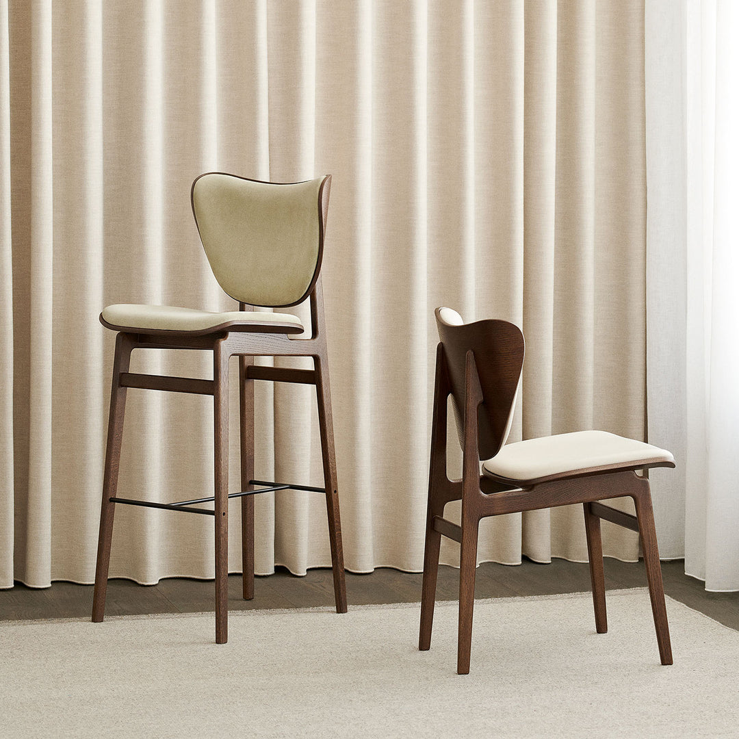 Stylish Upholstered Elephant Bar Stool - Comfortable Counter Height Chair for Kitchen Island, Breakfast Nook & Home Bar Decor