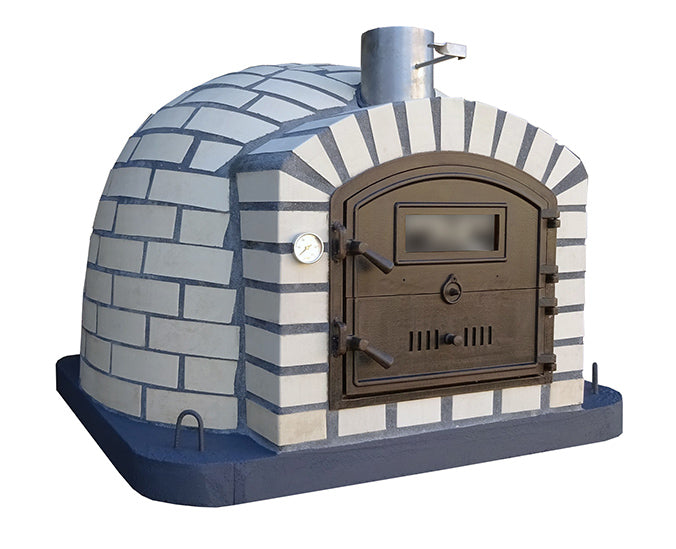 Premium ROMA LISBOA Outdoor Wood Fire Pizza Oven - Authentic Italian Style for Backyard Cooking, Camping & Patio Entertaining