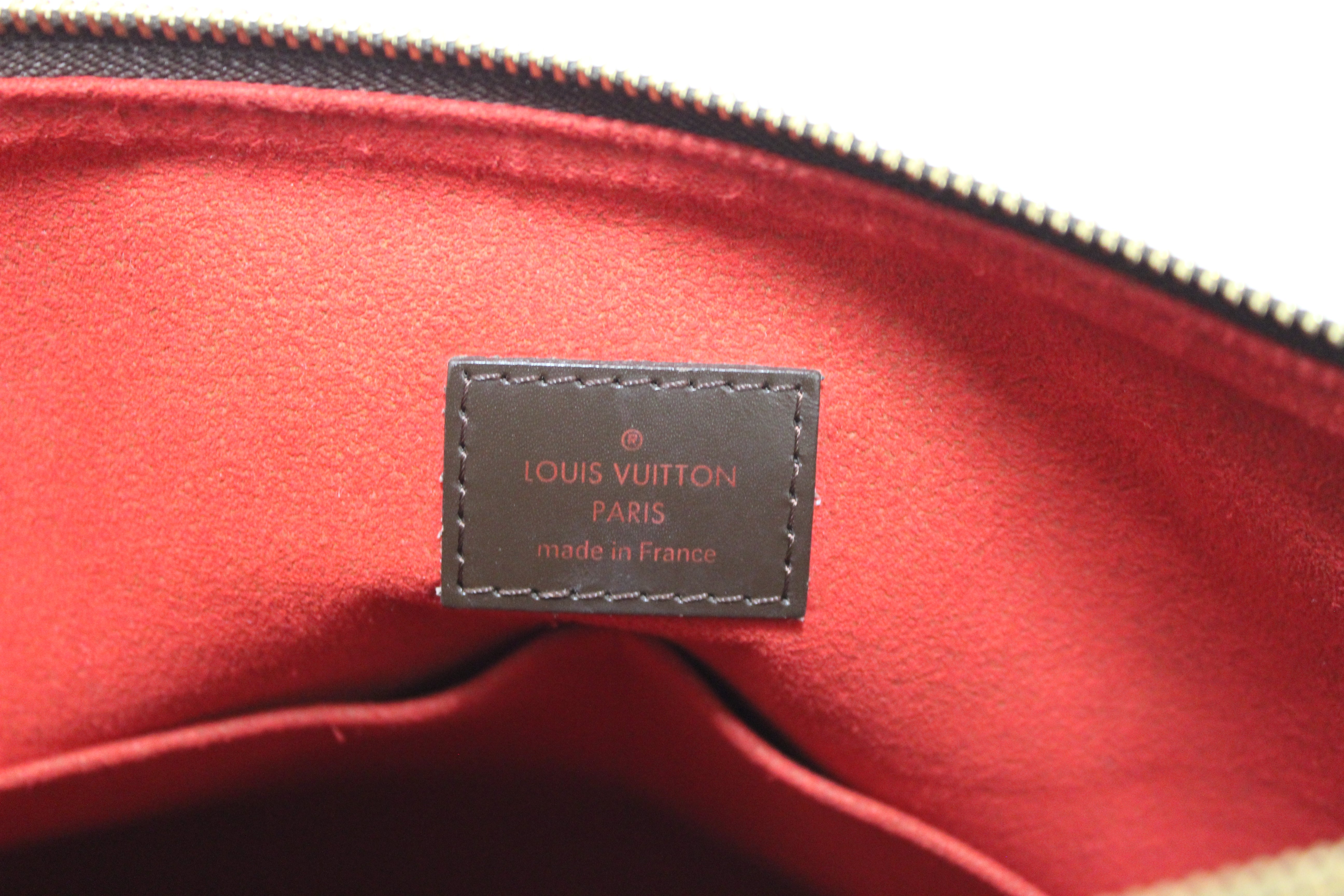 Authentic Louis Vuitton Damier Ebene Evora MM Tote Bag for Women - Luxury Designer Handbag for Work, Travel & Everyday Use