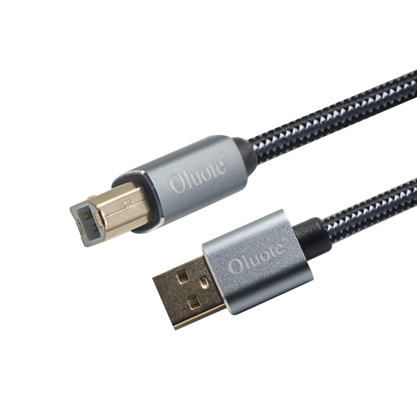 Oluote USB 2.0 Printer Cable - A Male to B Male High Speed Scanner Cord for Computer, Printer, Scanner & External Hard Drive (5m/16.4ft) - Perfect for Home Office, Printing Documents & Connecting Storage Devices