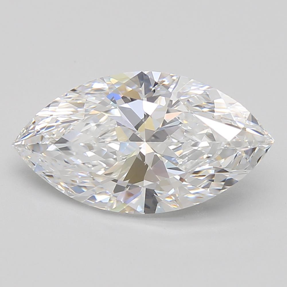 3.00 Carat Marquise Lab Grown Diamond - VVS1 Clarity, D Color | Eco-Friendly Engagement Ring Center Stone for Wedding & Anniversary Jewelry