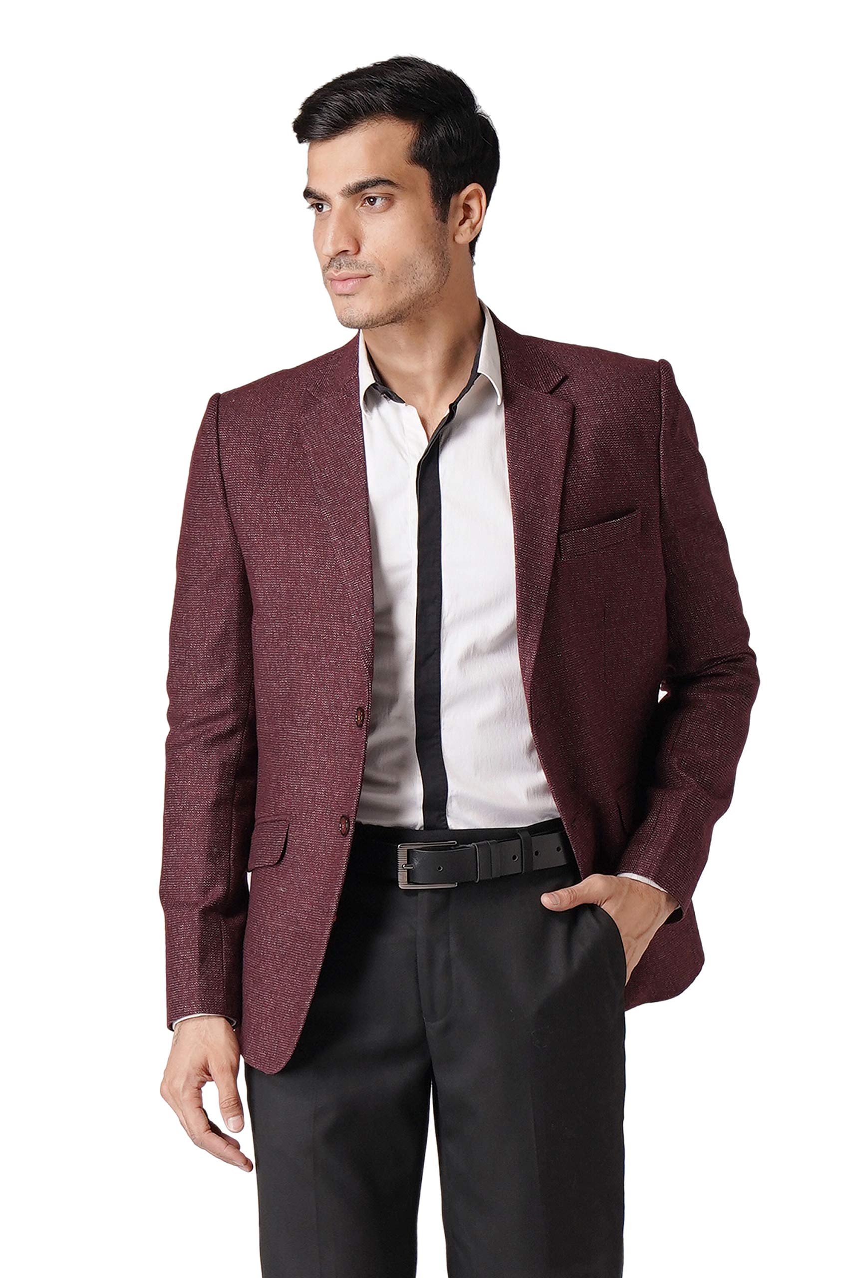 Vintage Men's Tweed Blazer Jacket - Casual & Evening Wear | Slim Fit Sport Coat for Business, Weddings & Special Occasions