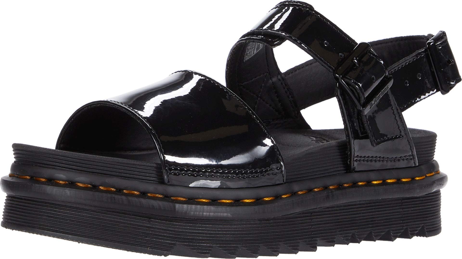 Dr. Martens Women's Voss Hydro Fisherman Sandal - Comfortable Leather Straps, Adjustable Buckle, Waterproof Sole (UK 5.5 Men/6 Women) - Perfect for Summer Outings, Beach Vacations & Casual Wear