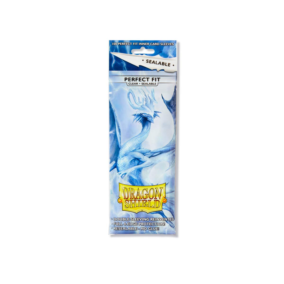 Arcane Tinmen ATM13201 Dragon Shield Sealable Inner Card Sleeves - Clear (100 Count) | Perfect for MTG, Pokemon & Yu-Gi-Oh Card Protection & Storage