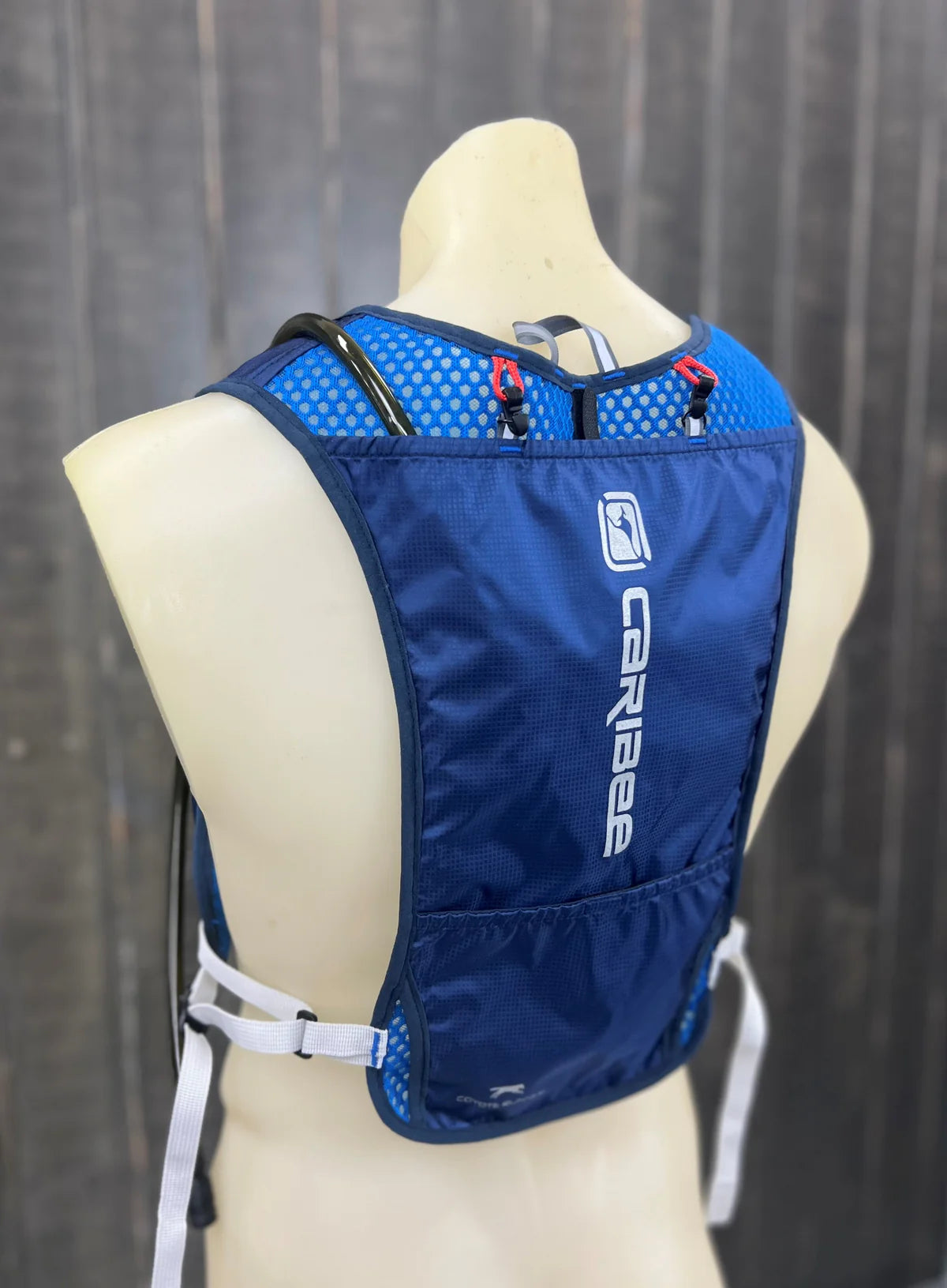 Caribee Coyote Runner 2L Hydration Vest - Lightweight Running Hydration Pack for Trail Runners & Hikers - Navy Blue - Perfect for Long Distance Running, Hiking & Outdoor Adventures