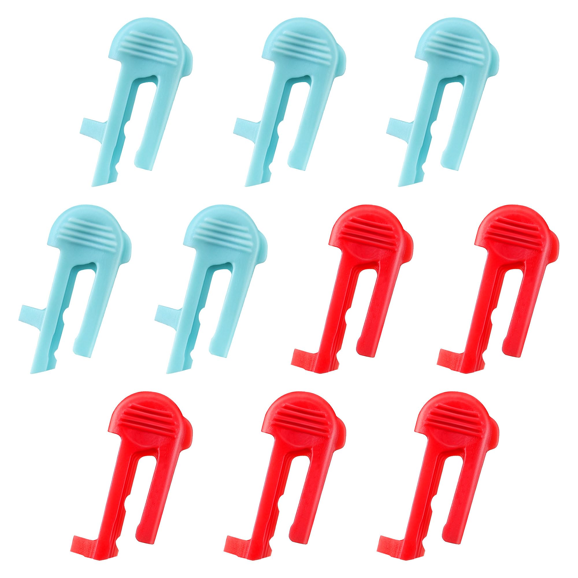 Dreyoo Cycle Timer Clock ON/OFF Plastic Switch Trippers - Compatible with Intermatic 156PB10398A P1000, PB, PF1100, TN, HB & TB Series - Easy to Use Pool Timer Switch Clips (5 Green ON /5 Red OFF) - Perfect for Swimming Pool, Spa & Irrigation System Automation