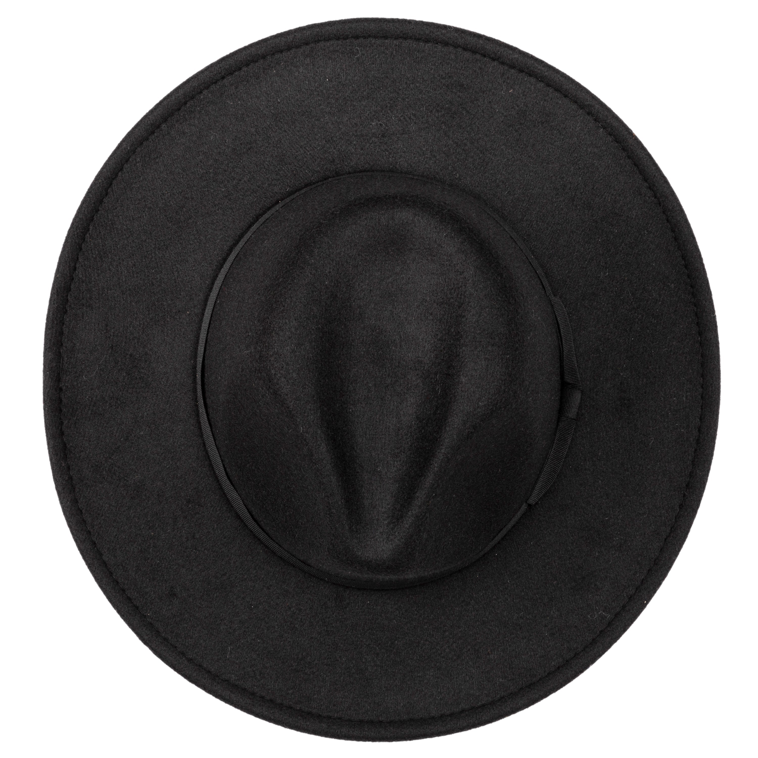 Stylish Men's Faux Felt Fedora Hat with Grosgrain Ribbon Trim - Perfect for Casual Outfits, Vintage Looks, and Special Occasions