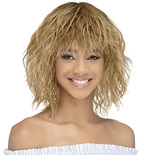 Vivica A. Fox Leto Heat Resistant Synthetic Full Wig - FS4/30 - Natural Looking Hairpiece for Daily Wear, Cosplay & Special Occasions
