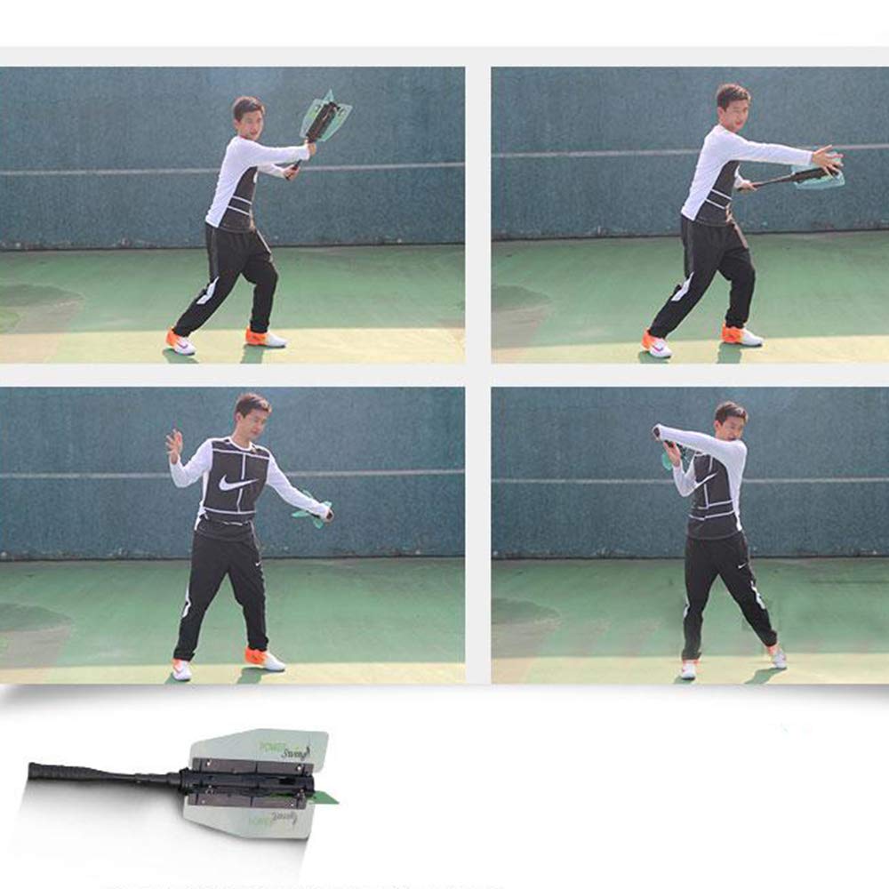 **Power Resistance Tennis Racket Swing Trainer – Speed & Grip Training Aid for Tennis Practice | Improve Swing Technique for Beginners & Pros | Indoor & Outdoor Use**