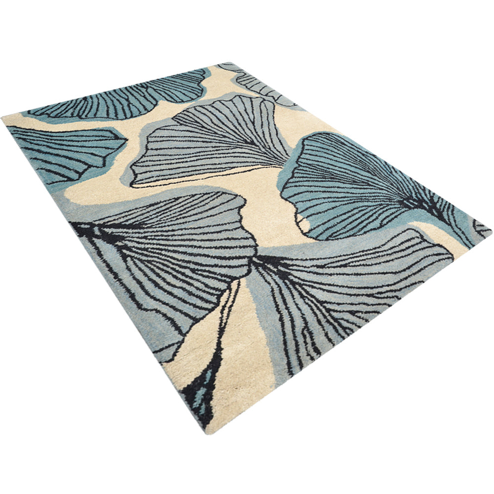 Canterbury Bells Hand Tufted Wool Rug - Soft & Durable Non-Slip Area Rug for Living Room, Bedroom & Nursery Decor