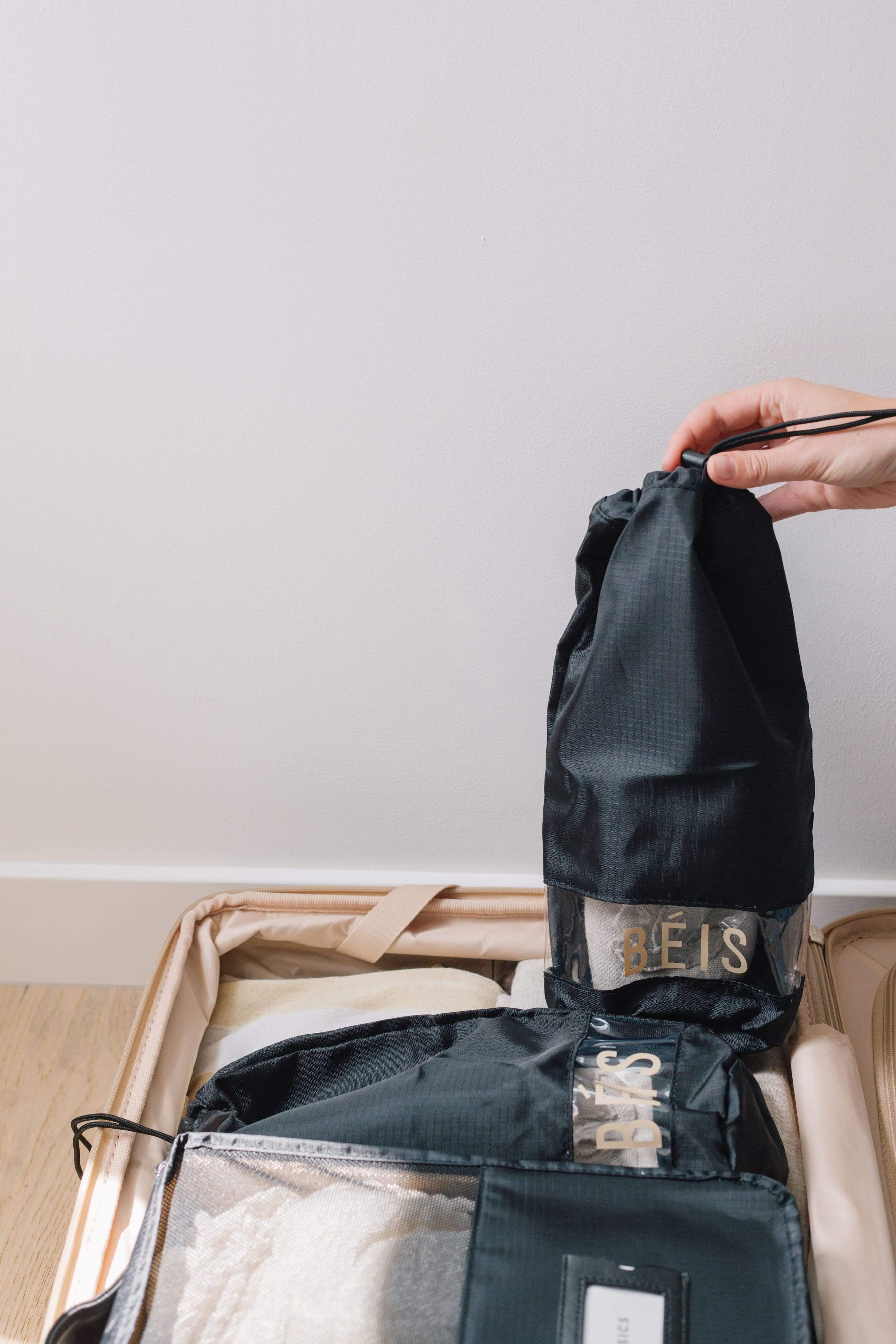 Premium Black Packing Cubes for Travel - Organize Luggage Efficiently for Business Trips, Vacations & Weekend Getaways