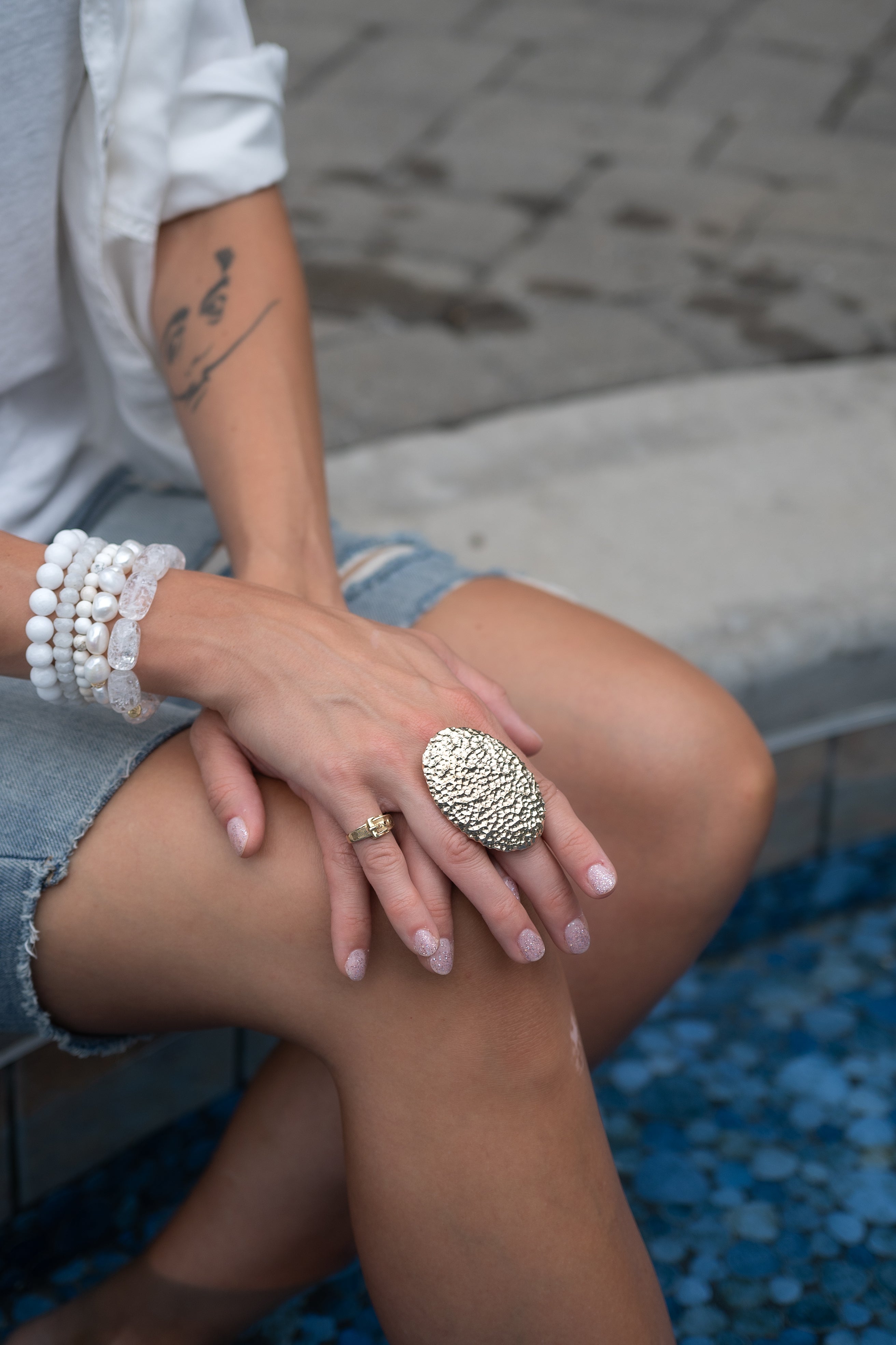 Elegant Domed Statement Ring for Women - Trendy Gold & Silver Fashion Jewelry - Perfect for Parties, Weddings & Everyday Wear