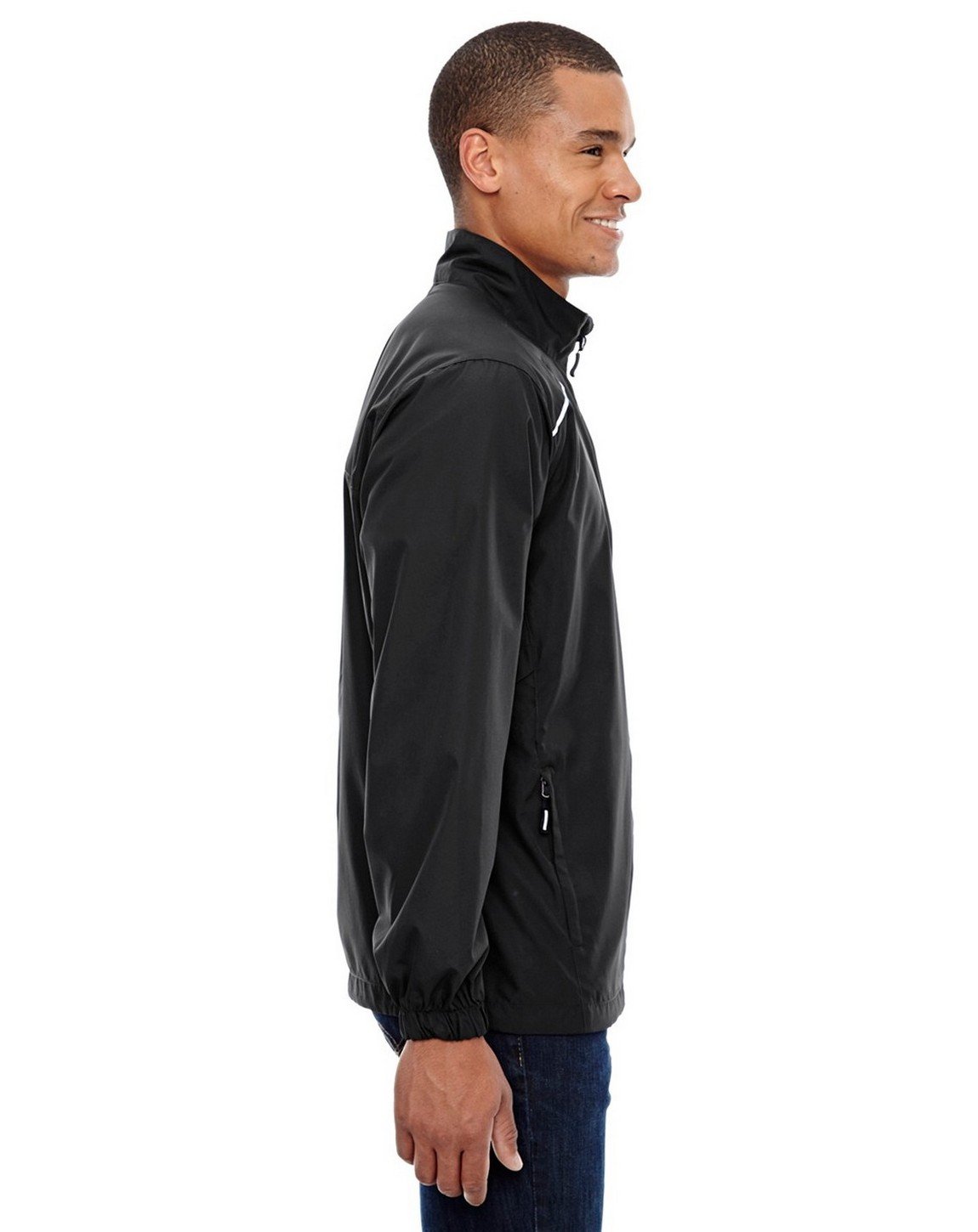 Core 365 Men's Lightweight Unlined Tall Jacket - Breathable Windbreaker for Outdoor Activities, Running & Travel (88183T)