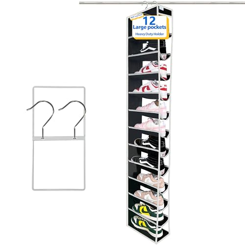 New Heavy Duty Rack-black/White-12 Pockets