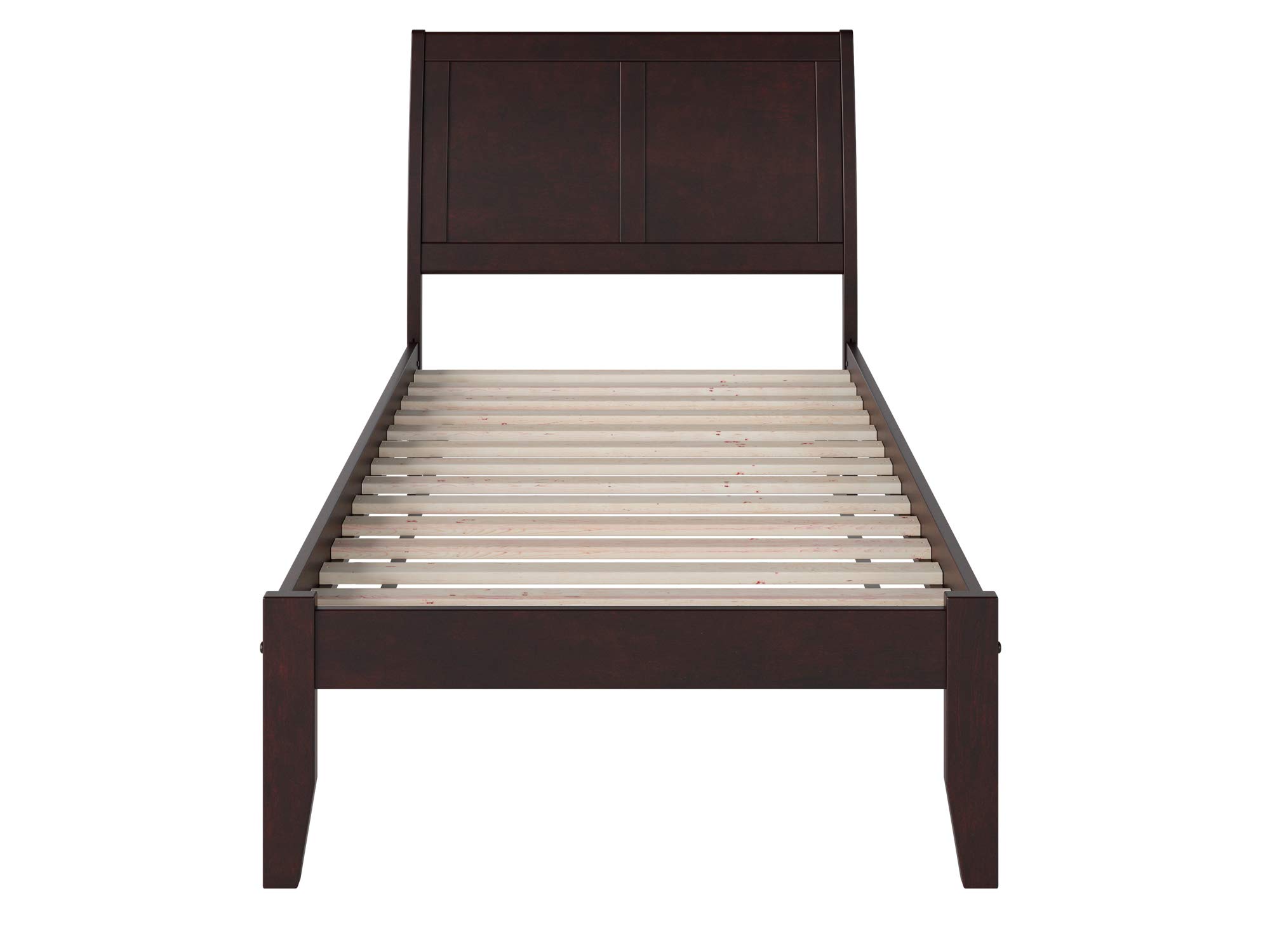 AFI Portland Twin Platform Bed Frame with USB Charging Ports - Espresso Finish for Modern Bedrooms, Kids Rooms & Small Spaces