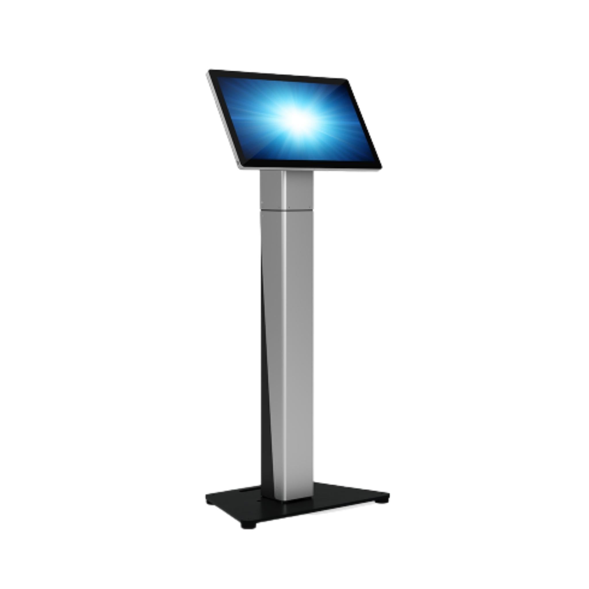 Elo Slim Self Service Floor Stand - Adjustable Kiosk Stand for Retail, Hospitality & Healthcare - Perfect for Self-Checkout, Wayfinding & Digital Signage