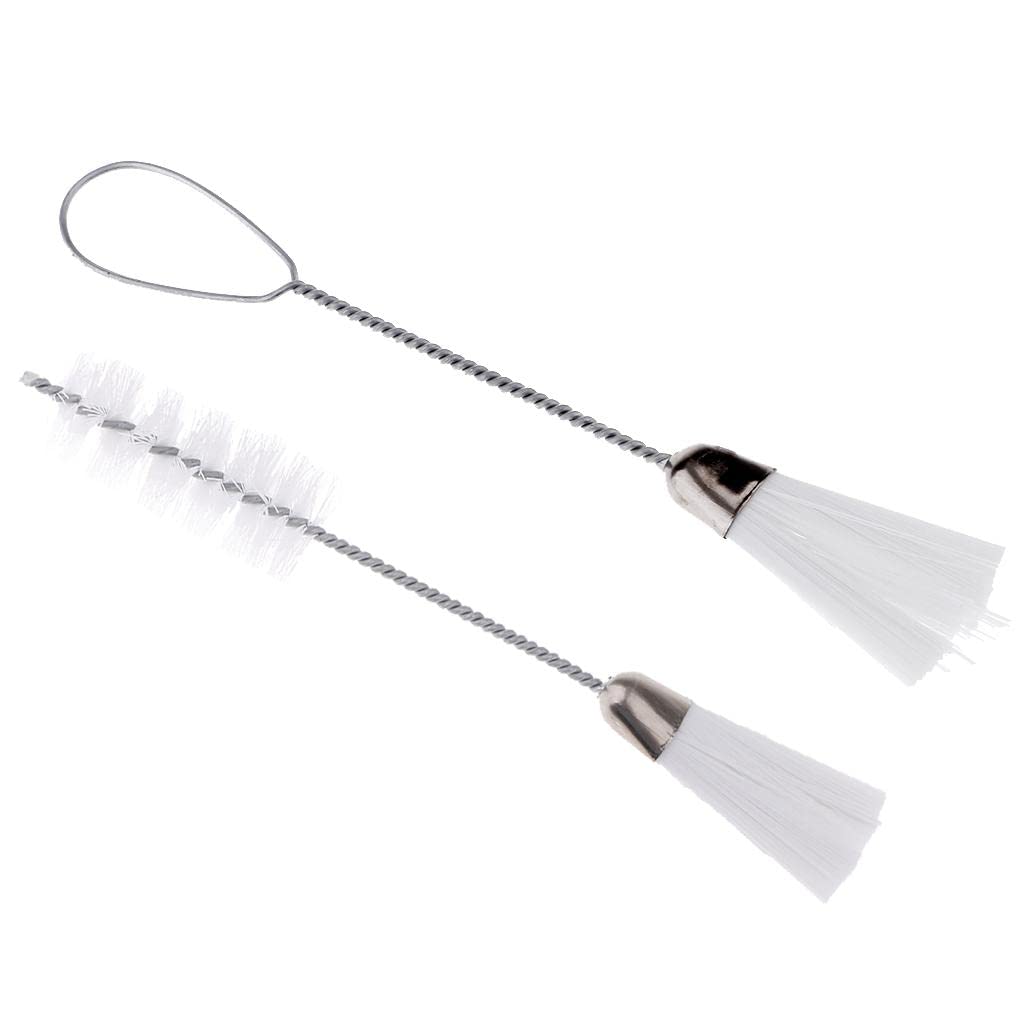 Gepnoo 2-Pack Spiral Handle Sewing Machine Cleaning Brushes - Lint & Dust Remover Brush Set for Quilting, Embroidery & Fabric Care - Perfect for Home & Professional Tailors