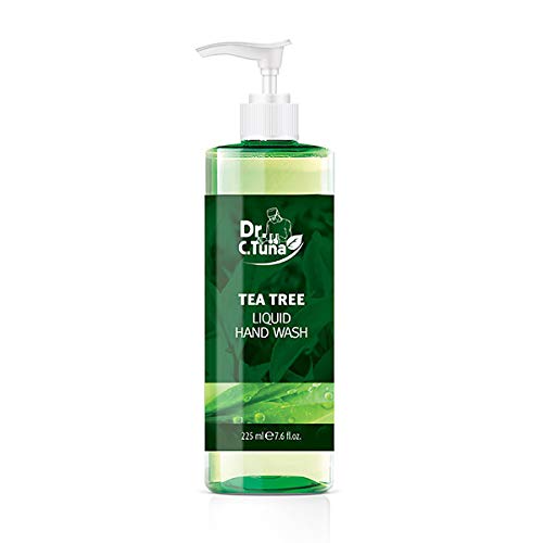 DR C TUNA Tea Tree Oil Liquid Wash - 7.6 fl.oz | Antibacterial & Antifungal Body Wash for Acne, Eczema & Psoriasis Relief - Perfect for Daily Shower & Sensitive Skin Care