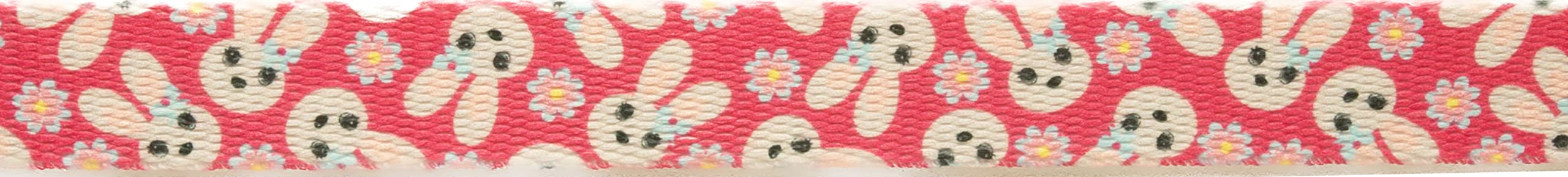 Country Brook Design - Spring Bunnies Polyester Webbing for DIY Crafts, Easter Decorations, and Home Accessories | Perfect for Scrapbooking, Gift Wrapping, and Seasonal Projects