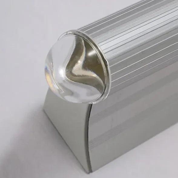 Silver LED Tube Lights for Bathroom Mirror - Modern Vanity Lighting for Makeup, Shaving & Grooming - Energy Efficient Waterproof Bathroom Decor