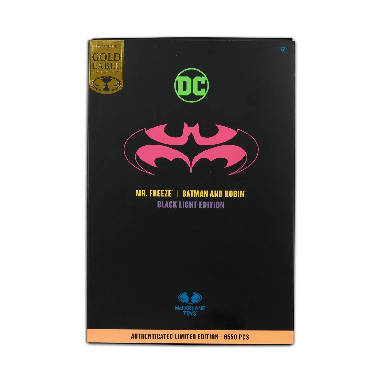 Mr. Freeze (Black Light) DC Multiverse Batman and Robin Gold Label 7-Inch Action Figure - Collectible Toy for Superhero Fans, Perfect for Display and Comic Book Themed Decor