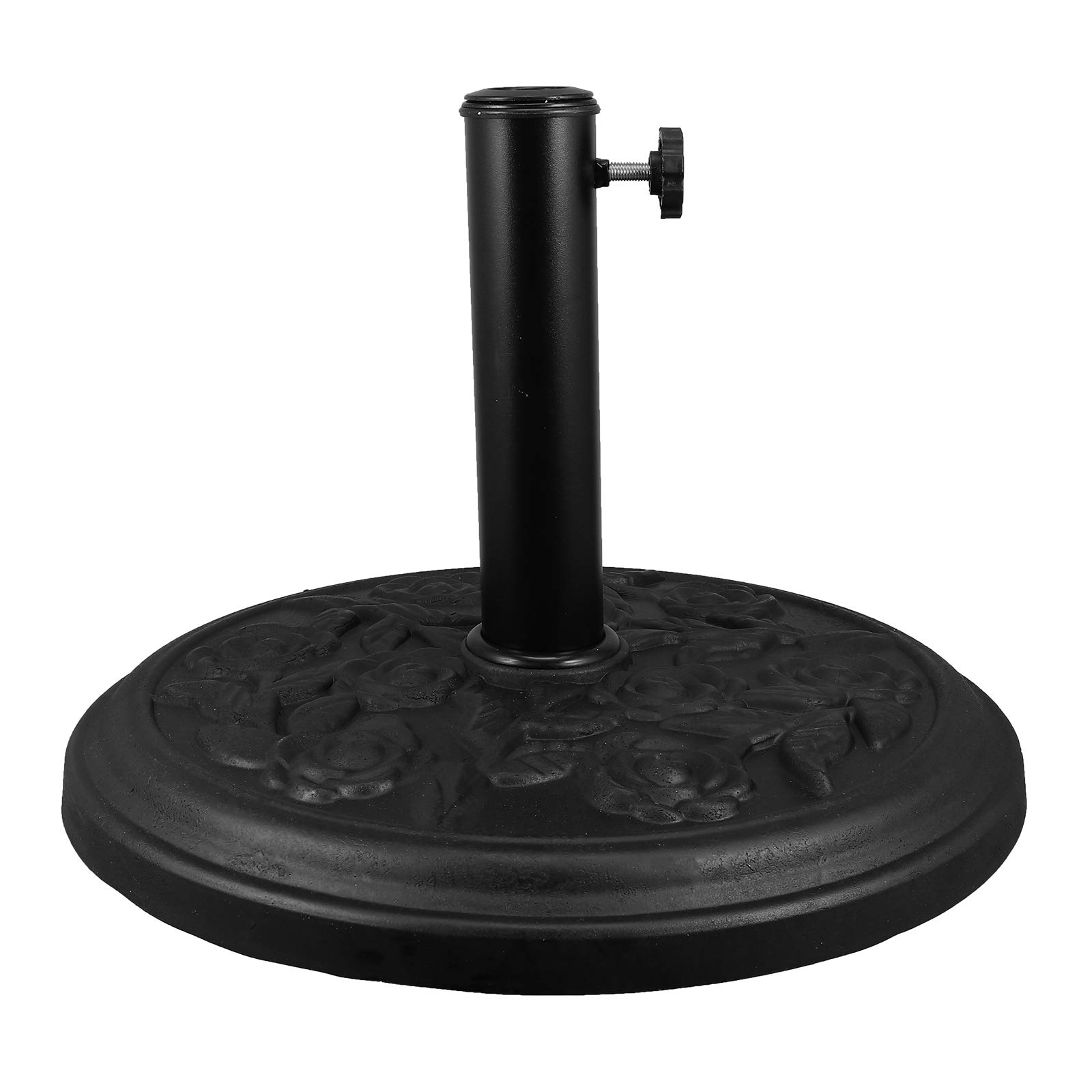 DOITOOL Heavy Duty Alloy Sun Umbrella Stand Base - Durable Outdoor Patio Umbrella Weight for Garden, Poolside, Backyard & Beach Use - Weather Resistant Decorative Stand for Sunshades