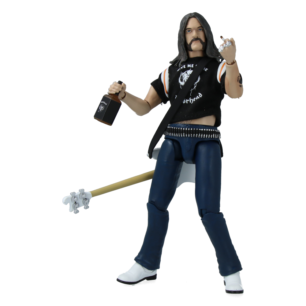 Motorhead Lemmy 1981 Tour Action Figure - ULTIMATES! Wave 2 Collectible for Rock Music Fans & Memorabilia Collectors - Perfect for Display, Gifts, and Rock Music Themed Decor
