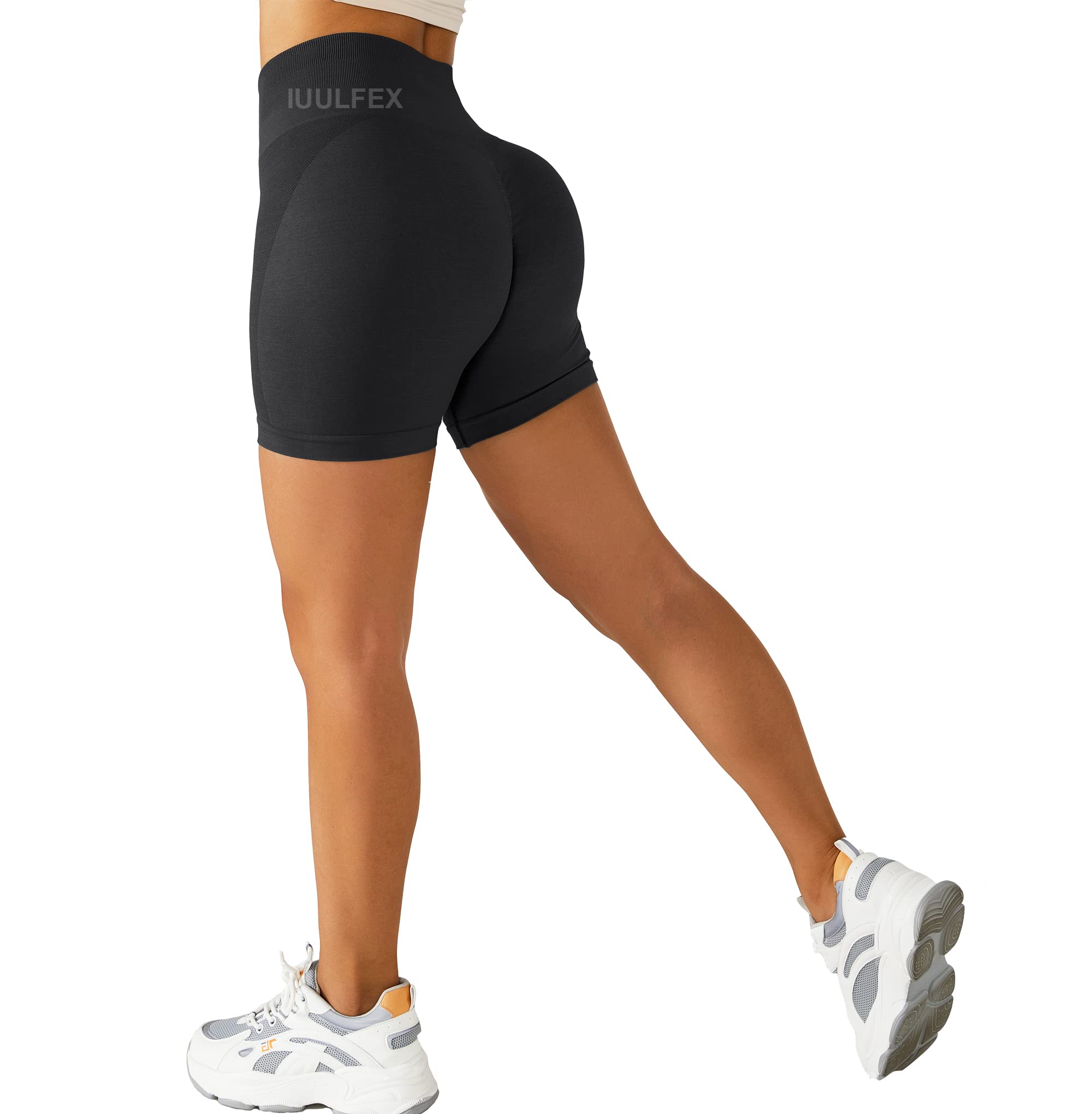 Seamless Scrunch Butt Lifting Shorts for Women - High Waisted Yoga Workout Gym Shorts | Perfect for Yoga, Running, Gym & Lounge Wear