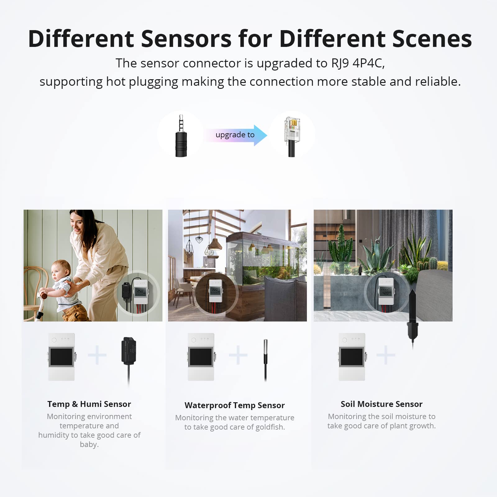 SONOFF THR316D Elite 16A Smart Switch with Temperature & Humidity Sensor, LCD Display - Works with Alexa, Google Home & IFTTT | Smart Home Automation for Thermostat Control & Environment Monitoring