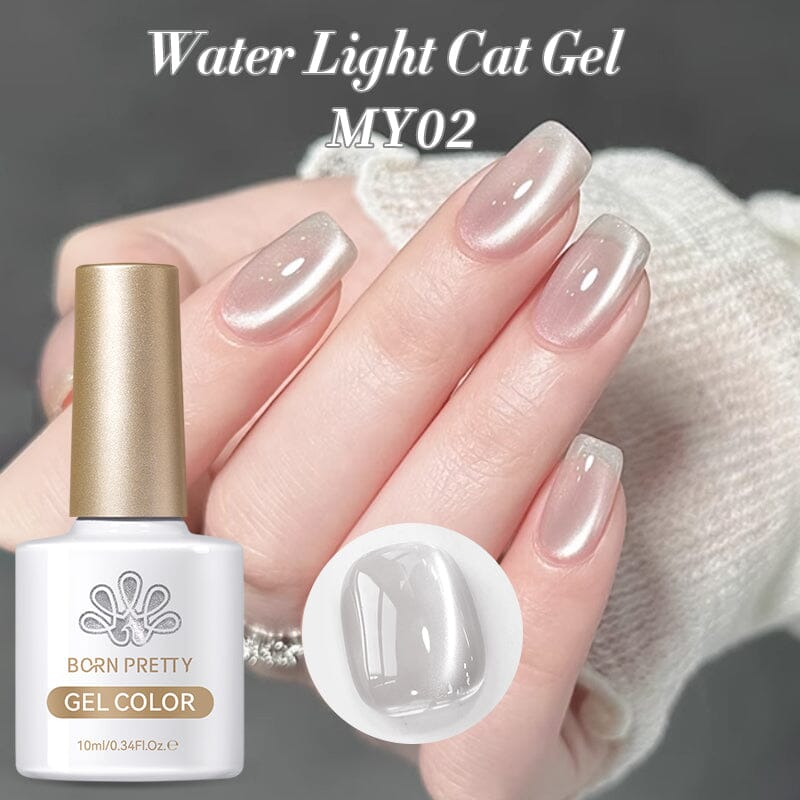 Water Light Cat Magnetic Gel Polish - First Love MY02 10ml Nail Polish for Women - Perfect for Manicures, Nail Art & Salon Use