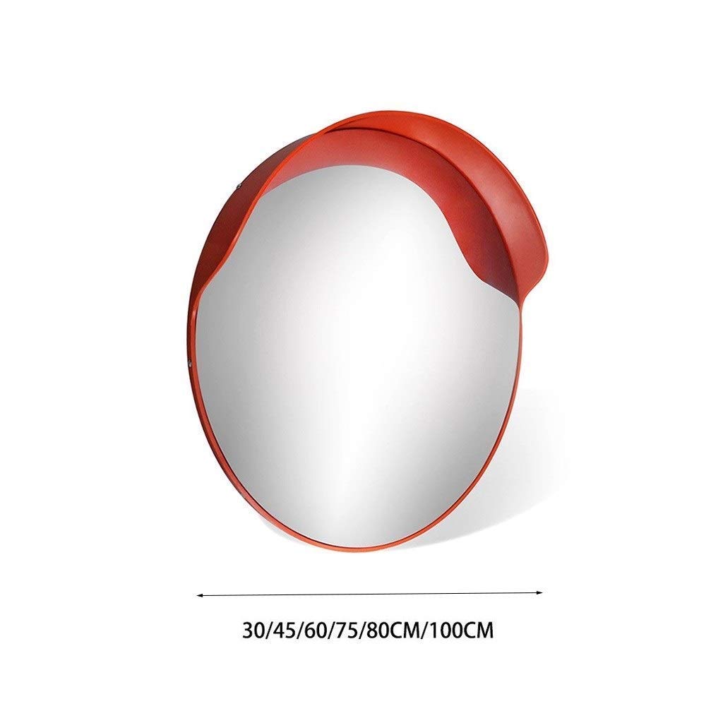 Anti-Theft Interior Mirror - 77CM Round Plastic Safety Mirror with Wide-Angle View for Enhanced Security | Perfect for Parking Lots, Warehouses & Blind Spot Monitoring