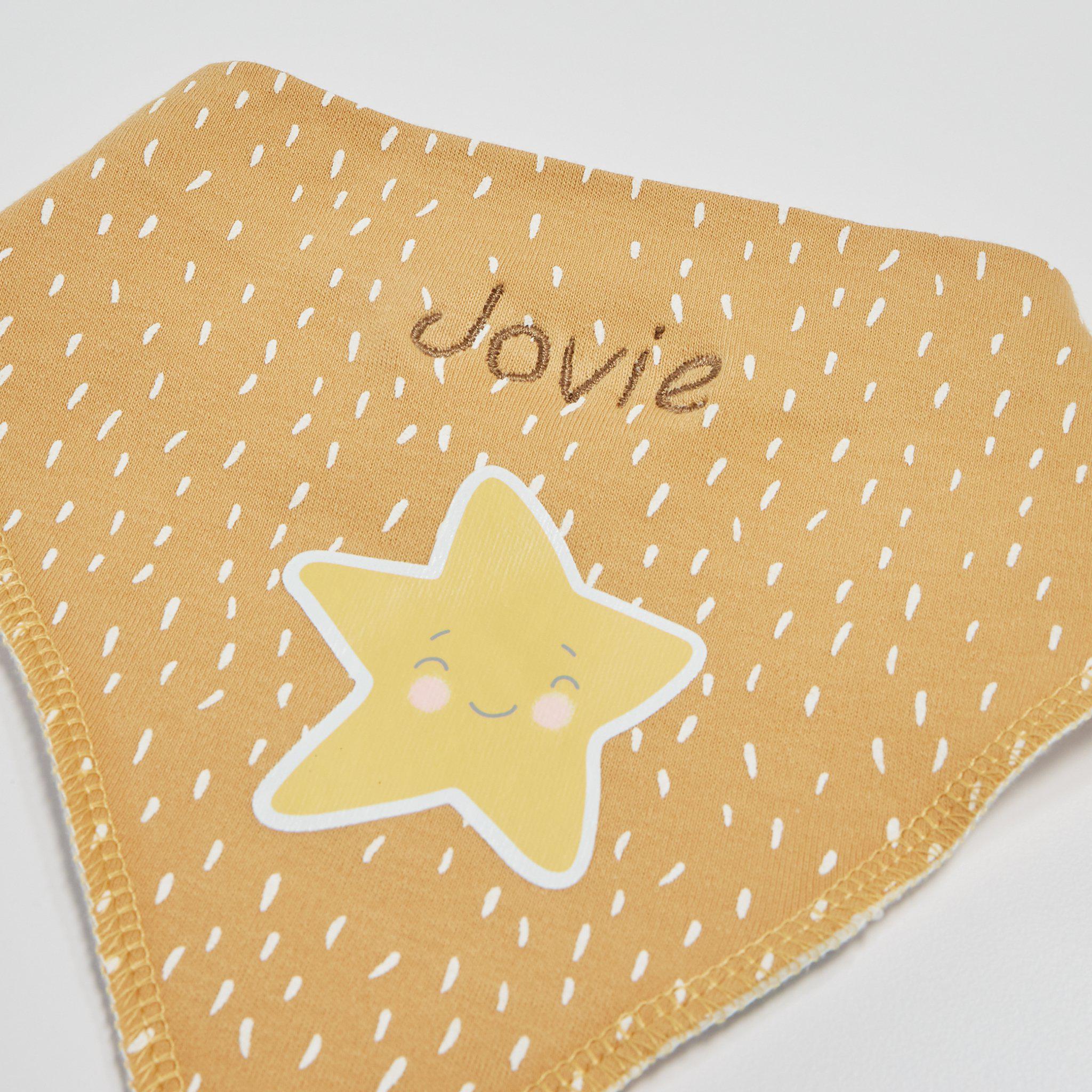 Little Star Dribble Bibs 2 Pack - Soft Baby Drool Bibs for Newborns & Infants - Perfect for Feeding, Teething & Everyday Use