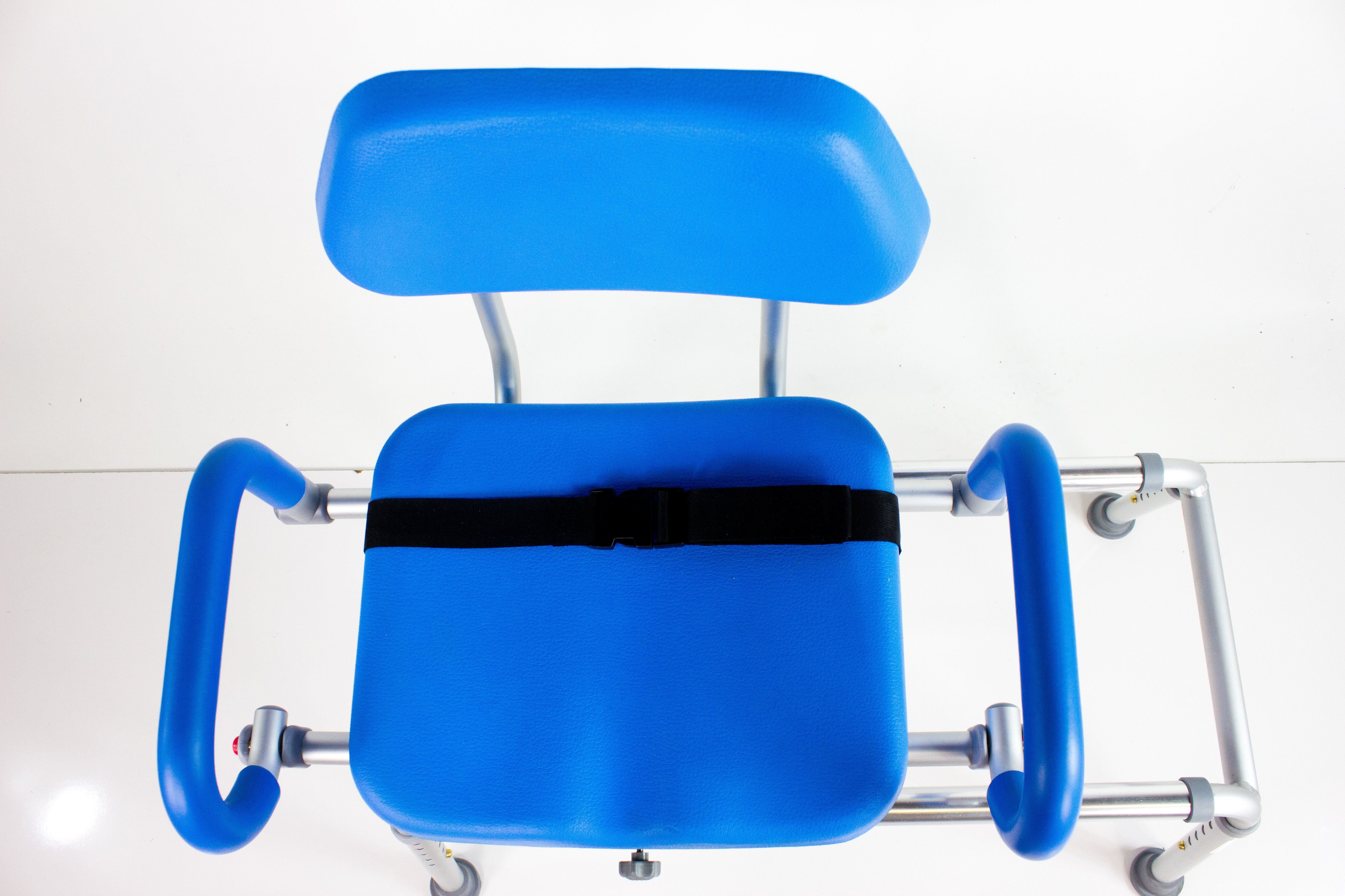 Swivel Seat Carousel Sliding Transfer Bench for Disabled & Elderly - Safe Bathroom Shower Chair with Adjustable Height - Ideal for Mobility Assistance & Home Care Use