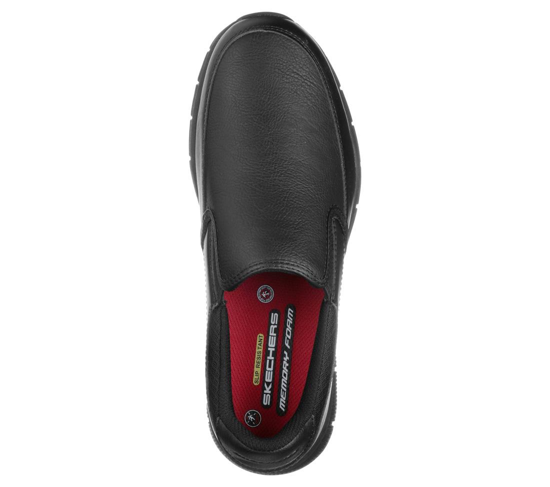 Nampa Groton Slip Resistant Work Shoes for Men & Women - Black Non-Slip Safety Shoes for Restaurant, Kitchen, Hospital & Construction Workers