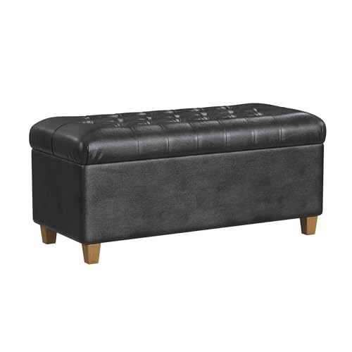 Black Faux Leather