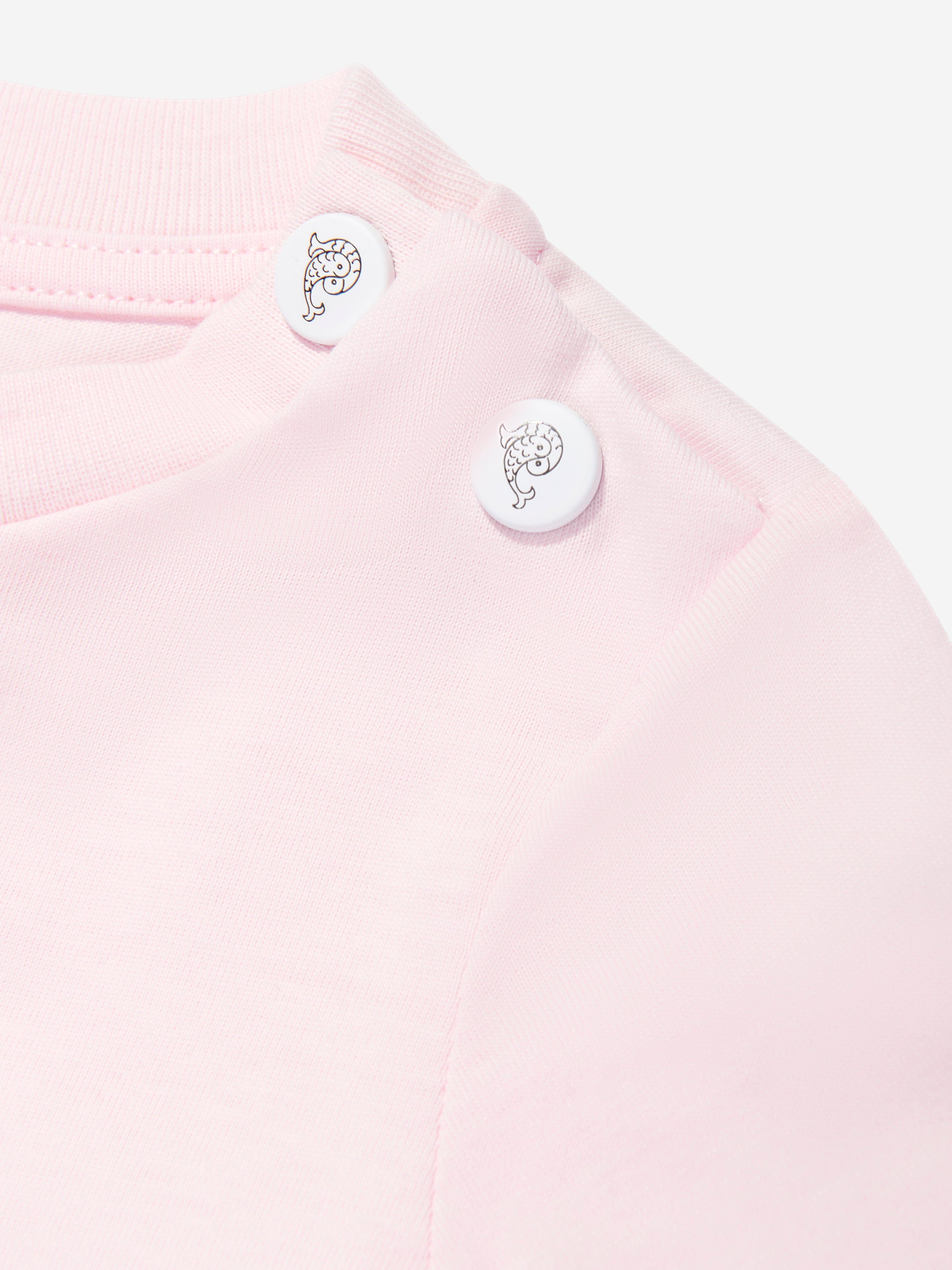 Baby Girls Pink Logo T-Shirt - Soft Cotton Casual Tee for Toddlers & Infants | Perfect for Playdates, Daycare & Family Outfits