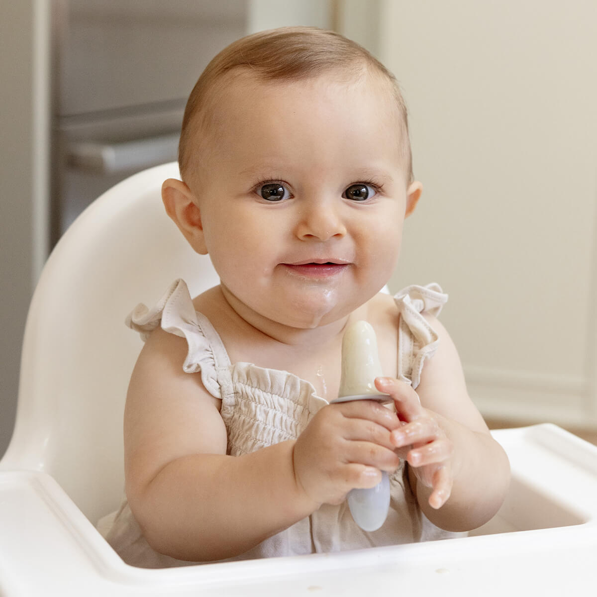 Ezpz Tiny Pops - Best Silicone Popsicle Mold for Babies & Toddlers | BPA-Free, Easy to Use | Perfect for Summer Snacks, Teething Relief & Healthy Treats