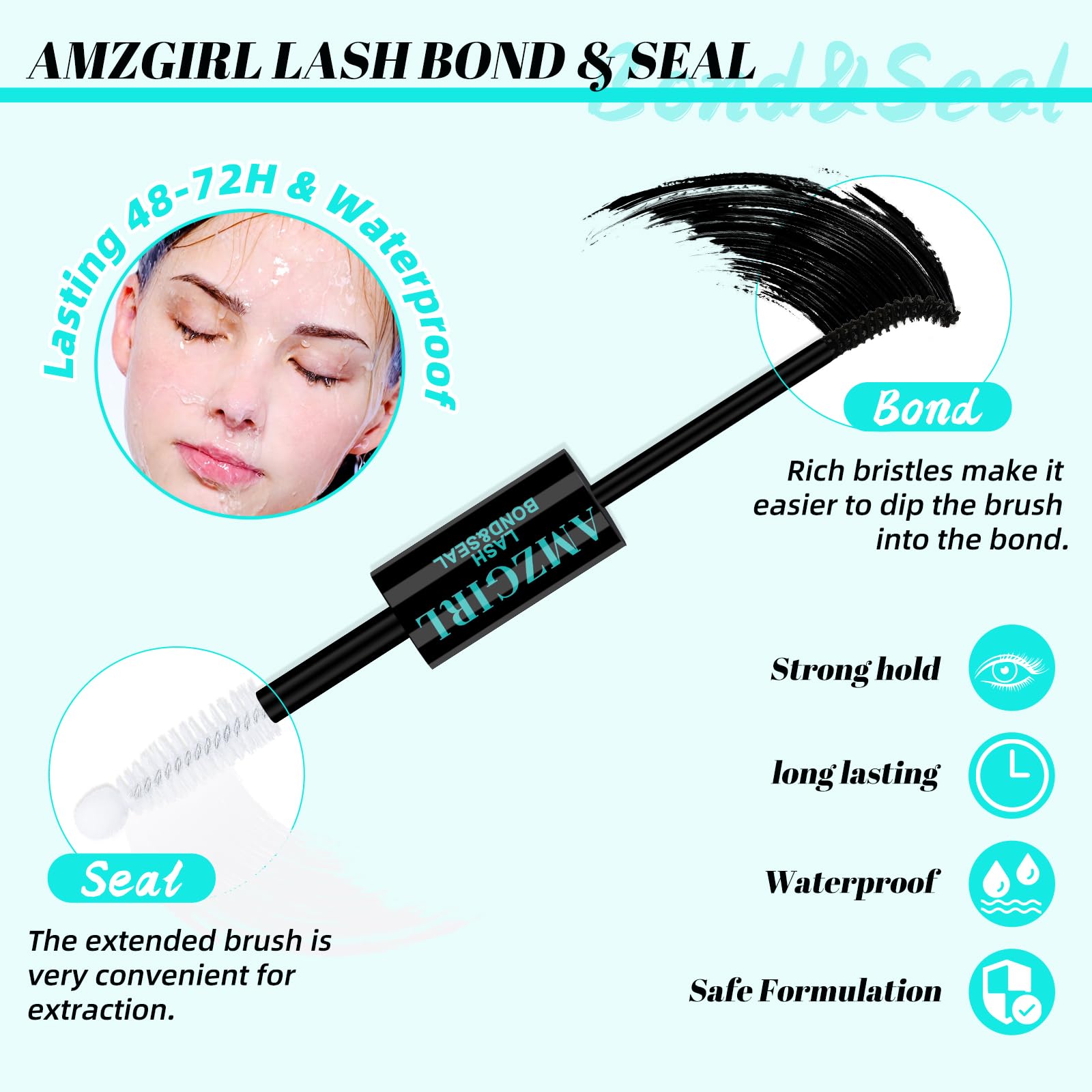 320Pcs DIY Individual Lash Clusters Kit with Lash Bond, Seal & Remover - Professional Eyelash Extension Tools for Home Use (3040D, D-Mix 9-16mm) - Perfect for Salon-Quality Lashes, Bridal Makeup & Special Occasions