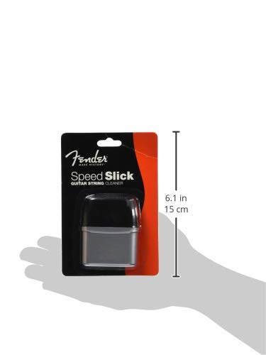 Fender Speed Slick Guitar String Cleaner - Fast-Acting String Lubricant & Protector for Electric & Acoustic Guitars - Perfect for Live Performances & Studio Sessions