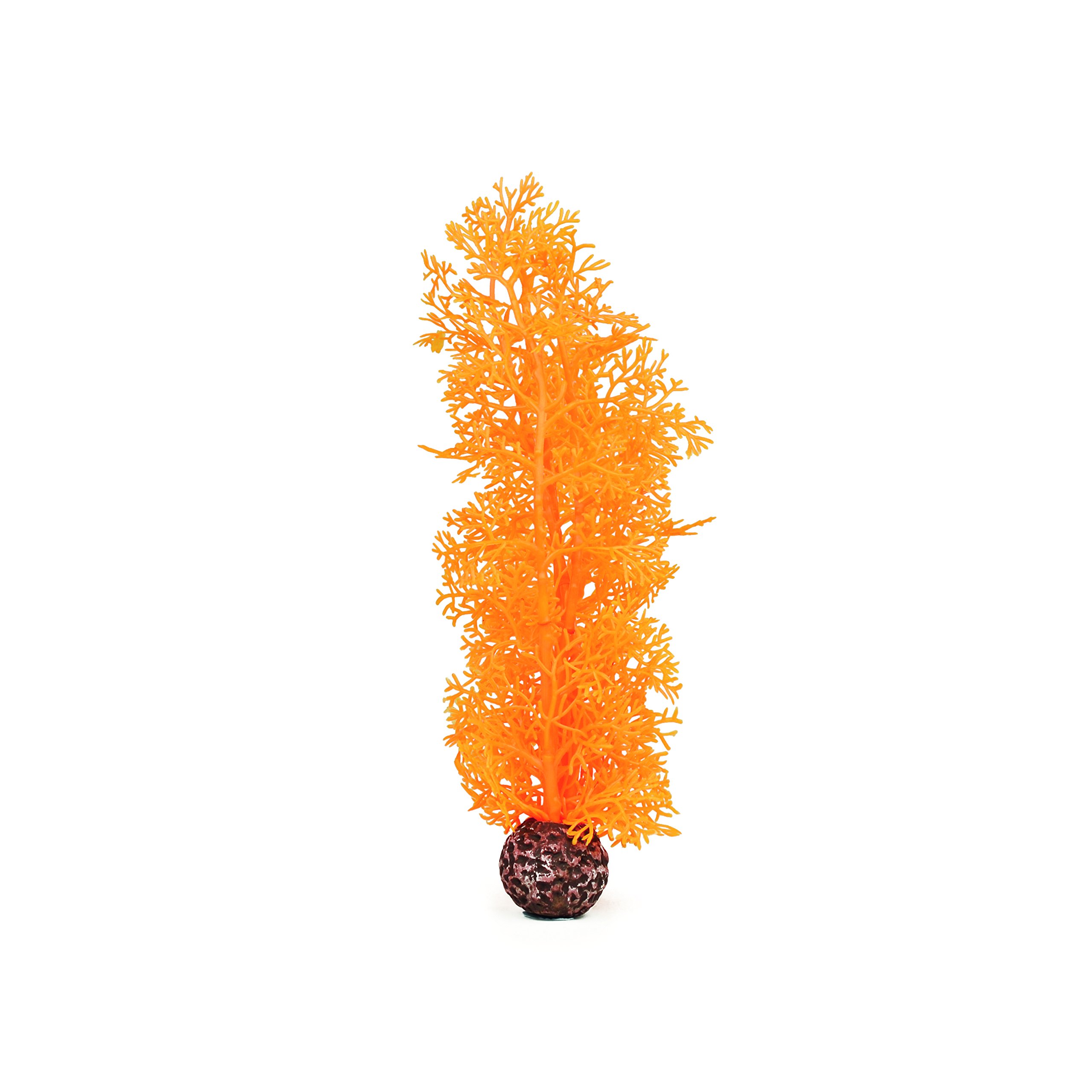 BiOrb 46098.0 Medium Orange Sea Fan Coral for Aquariums - Perfect for Saltwater Reef Tanks & Marine Decor