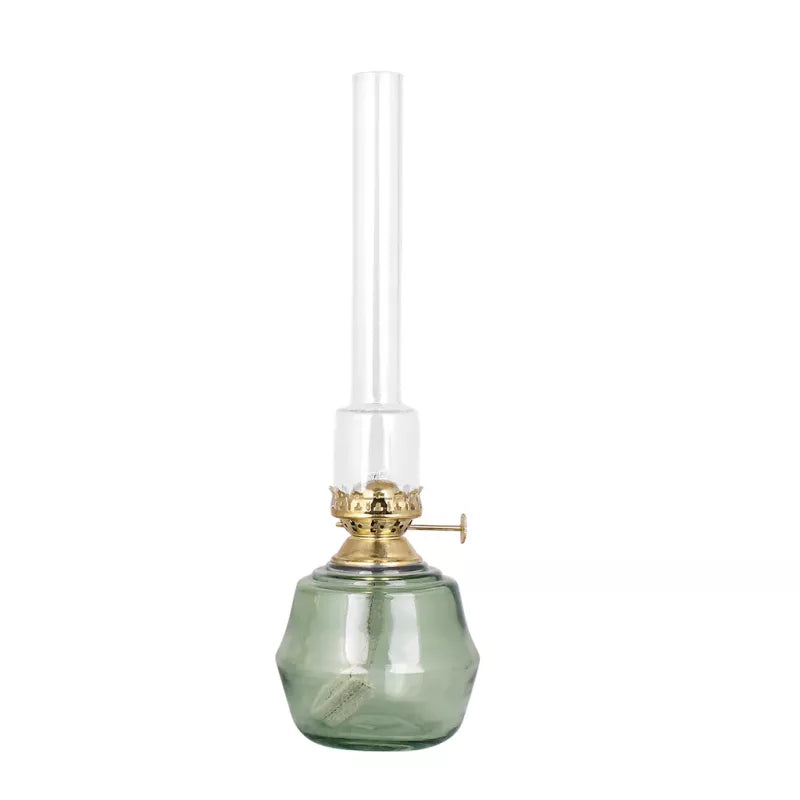 Vintage Style Brass & Light Green Table Lamp - Elegant Home Decor for Living Room, Bedroom, or Office