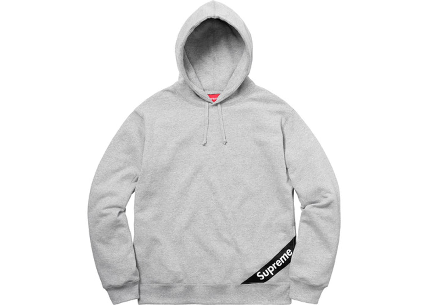 Supreme Logo Hooded Sweatshirt - Men's Streetwear Pullover with Corner Label for Casual Wear & Urban Fashion