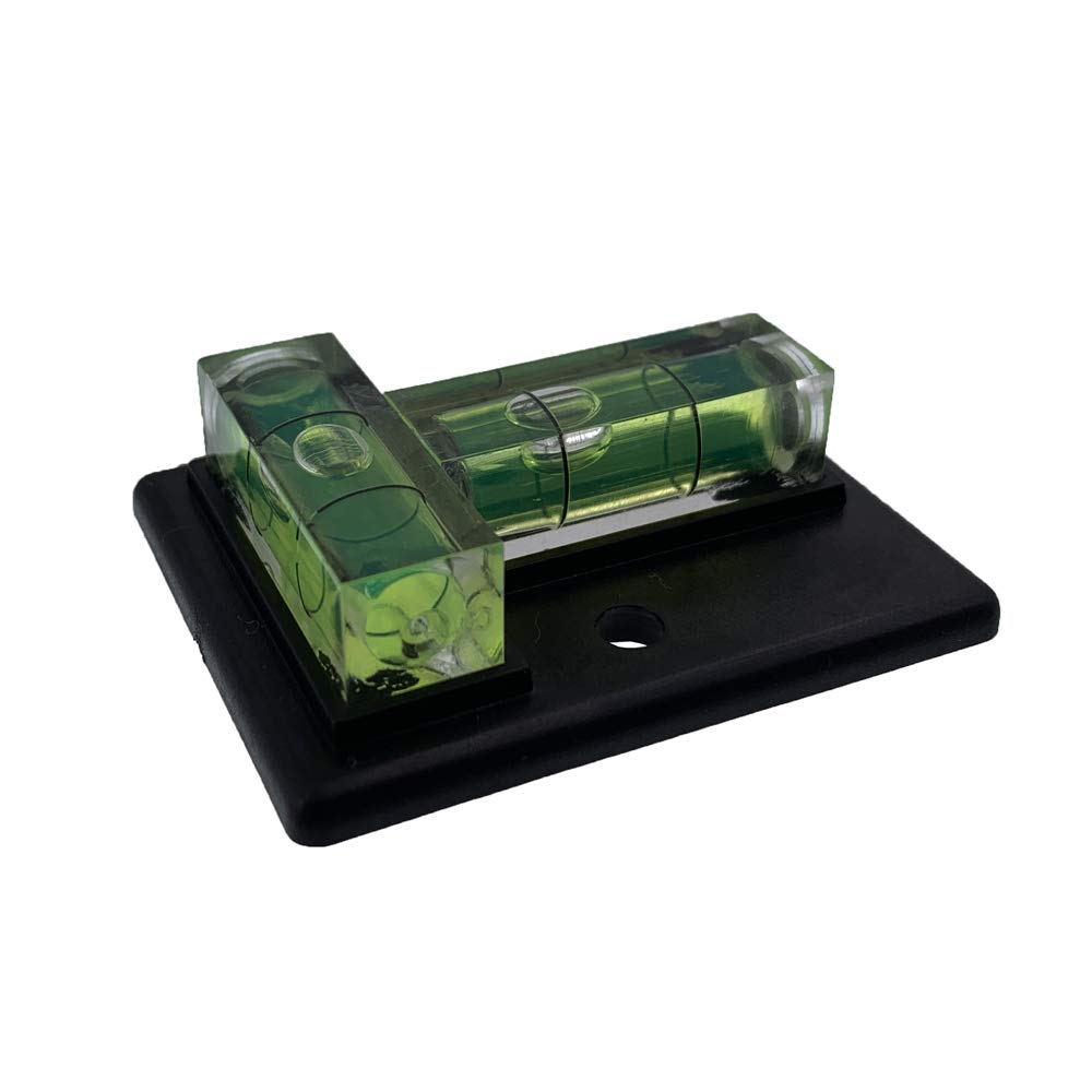 Magnetic Level Tool Set - 50x40mm Green Rectangular Bubble Level (2pcs) for GFNT Tools, Machinery, Shelves & Trailers - Perfect for Construction, Woodworking & DIY Projects